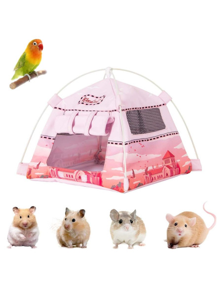 Casa de Camping para Hámster ITANDME Rosa 23x23 cm