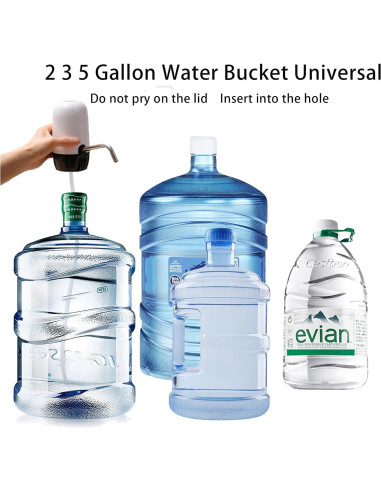 Dispensador de Agua Eléctrico Golden Andes 5 Galones Batería