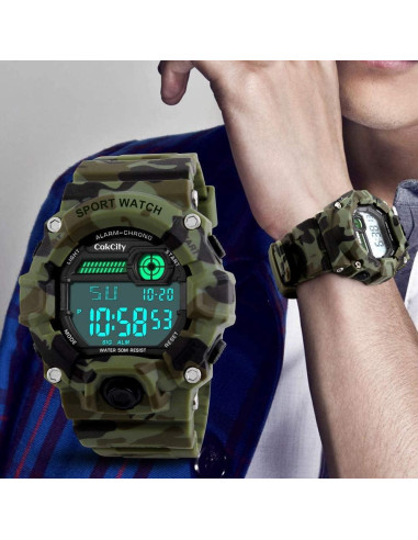 Reloj Deportivo Digital CakCity para Niños Impermeable