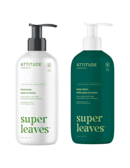 Paquete Jabón de Manos y Loción Corporal ATTITUDE 473 ml