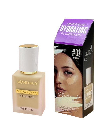 FUNDACIÓN MONDSUB Skin-Fusion 02 Beige Cálido Maquillaje Larga Duración FUNDACIÓN MONDSUB Skin-Fusion 02 Beige Cálido Maquillaje Larga Duración
