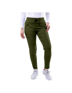 Pantalones Scrubs Yoga Jogger Adar Pro Mujeres Oliva Mediano