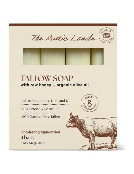 Set de Jabón Natural de Tallo Provence Essentials - 4x142g