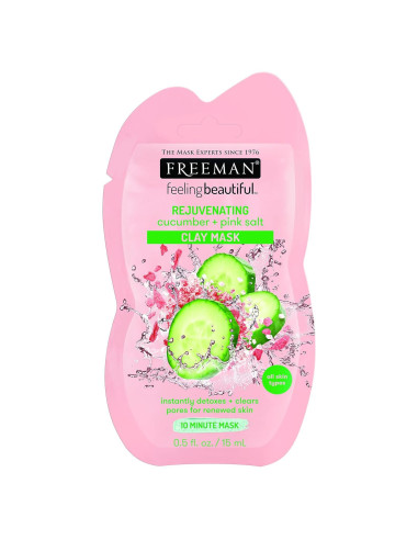 Mascarilla de Arcilla de Pepino y Sal Rosa Freeman 170g