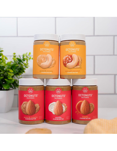 Mantequilla de Almendra Vainilla Asada Octonuts 453g - Vegana