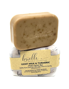 Jabón Facial Posh Brielle de Leche de Cabra y Cúrcuma 85g