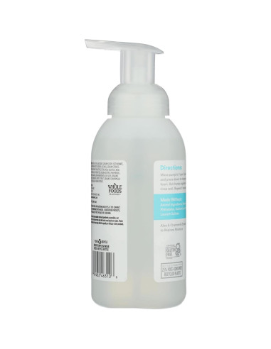 Jabón de Manos Espumoso 365 Whole Foods 355 ml Sin Fragancia