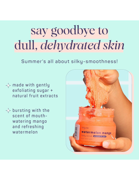 Exfoliante Corporal SpaLife Sandía Mango 2 Paquete 480g