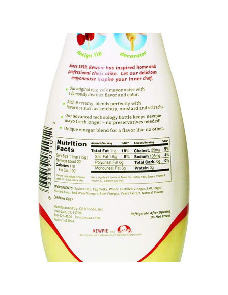 Mayonesa Kewpie 354 ml - Sabor Umami, Sin Gluten