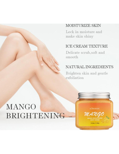 Exfoliante Corporal Vegano Dr.emmet Mango 316g Piel Suave