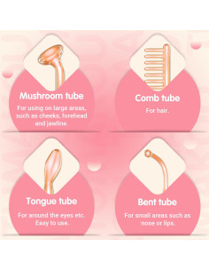 Máquina Facial de Alta Frecuencia TUMAKOU Naranja 4 Tubos 2
