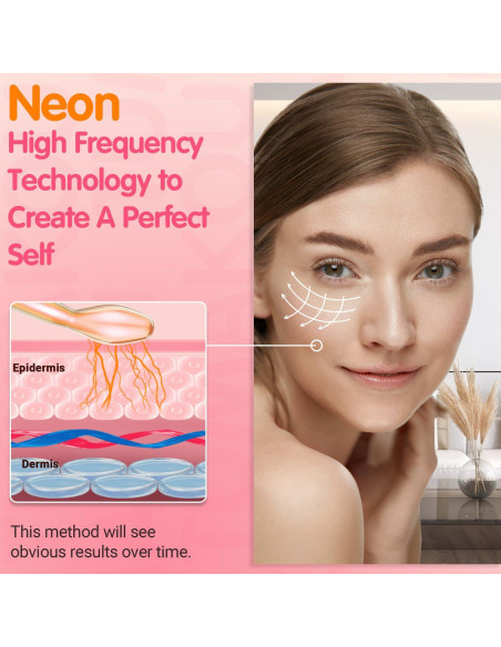 Máquina Facial de Alta Frecuencia TUMAKOU Naranja 4 Tubos