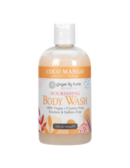 Jabón Corporal Nutritivo Ginger Lily Farms Coco Mango 354 ml