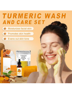 Juego de Cuidado de Piel de Cúrcuma Amdele - 4 Piezas 2