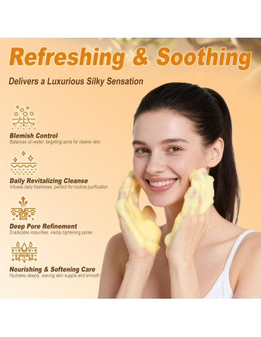 Juego de Cuidado de Piel de Cúrcuma Amdele - 4 Piezas