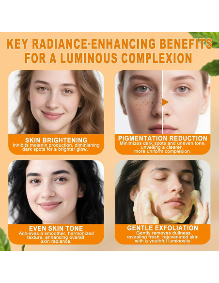 Juego de Cuidado de Piel de Cúrcuma Amdele - 4 Piezas