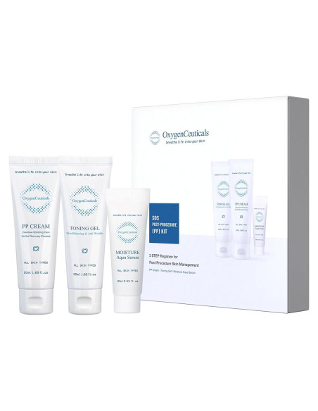 Kit SOS PP OxygenCeuticals - Gel, Suero y Crema Post Procedimiento