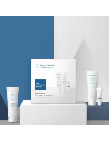 Kit SOS PP OxygenCeuticals - Gel, Suero y Crema Post Procedimiento