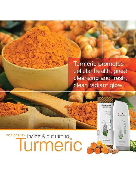 Limpiador Facial Equilibrante Himalaya Neem y Cúrcuma 150 ml