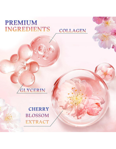 Juego de Cuidado de la Piel Sakura 8 Piezas Hidratante