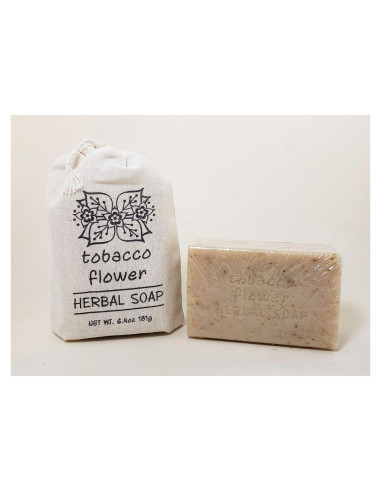 Jabón Herbal Greenwich Bay 181g - Flor de Tabaco en Bolsa de Tela