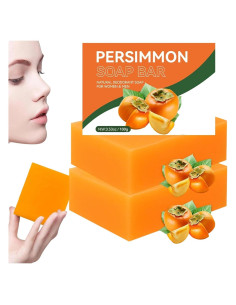 Jabón Natural de Persimón ZIYIME - 2 Piezas 100g Cada Uno