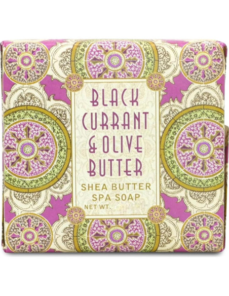 Jabón Botánico Mini Greenwich Bay - Paquete de 12 x 53.86 g - Grosella Negra y Mantequilla de Oliva