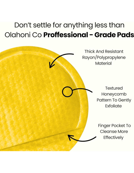 Almohadillas de Limpieza Exfoliantes Olahoni - 30 Unidades