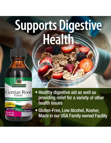 Extracto de Raíz de Genciana Nature's Answer 1000mg 60ml