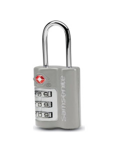 Candado de Combinación Samsonite TSA Gris Claro 3 Discos