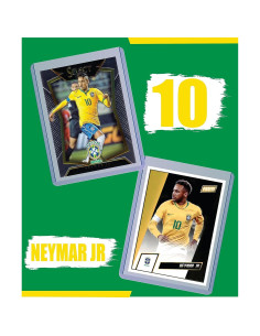 Paquete de 5 Tarjetas de Fútbol Neymar Jr. Auténticas 2