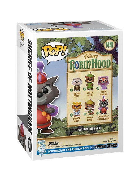 Figura de Vinilo Pop! Funko Robin Hood Sheriff de Nottingham 9.5cm