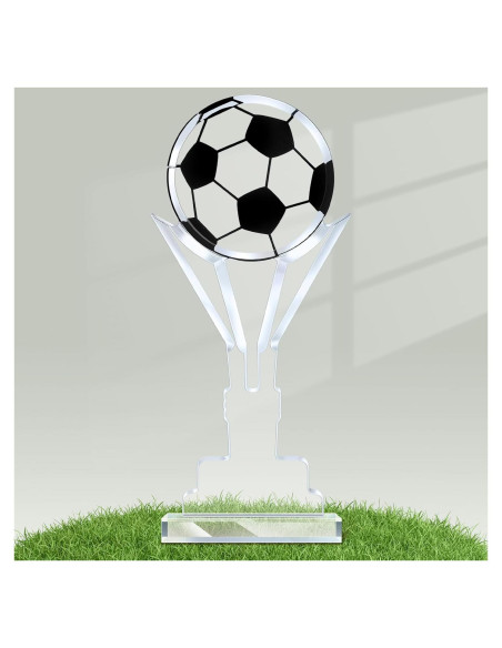 Trofeo de Fútbol Acrílico Moucuny 17 cm para Campeonatos