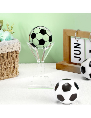 Trofeo de Fútbol Acrílico Moucuny 17 cm para Campeonatos