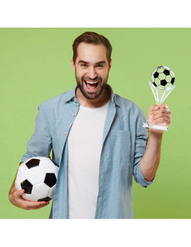 Trofeo de Fútbol Acrílico Moucuny 17 cm para Campeonatos