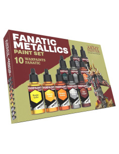 Set de Pinturas Metálicas The Army Painter Warpaints 10 x 18 ml