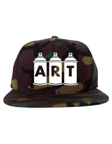 Gorra Snapback Reyes De NY con Spray de Graffiti 100% Algodón
