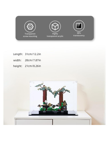 Caja de Exhibición Acrílica iCUANUTY para Lego Star Wars 75353