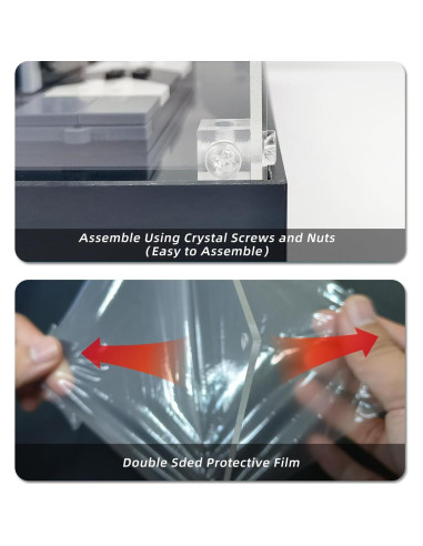 Caja de Exhibición Acrílica iCUANUTY para Lego Star Wars 75353