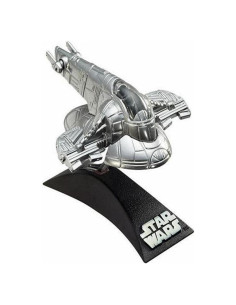 Vehículo Coleccionable Slave I Hasbro de Titanio Plateado 7.6 cm