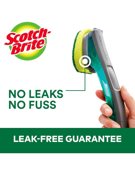 Kit Varita de Lavado Scotch-Brite con 5 Almohadillas Repuesto