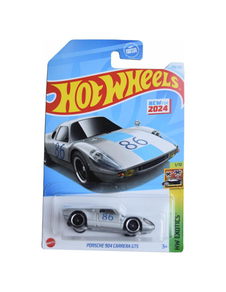 Hot Wheels Porsche 904 Carrera GTS 1:64 Mattel [Plata]