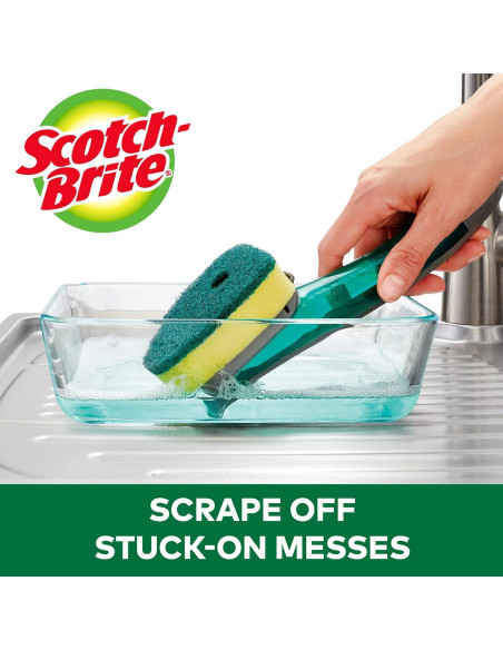 Kit Varita de Lavado Scotch-Brite con 5 Almohadillas Repuesto