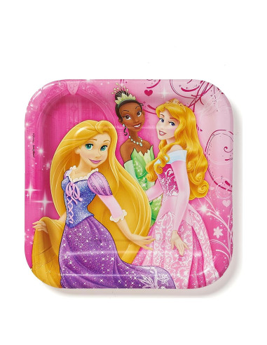 Platos de Papel Disney Princess American Greetings 8 Piezas 17.78 cm
