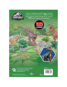 Jurassic World 3D Look and Find Activity Book! - 3D Glasses Included! - PI Kids 2