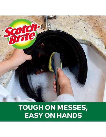 Kit Varita de Lavado Scotch-Brite con 5 Almohadillas Repuesto