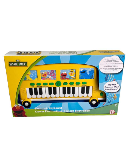 Teclado Electrónico Infantil Kidz Toyz - Piano Plaza Sésamo