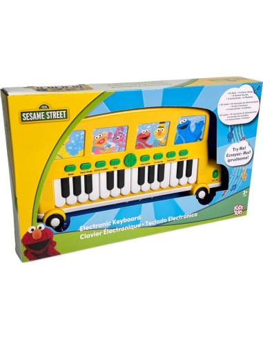 Teclado Electrónico Infantil Kidz Toyz - Piano Plaza Sésamo