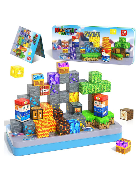 Bloques Magnéticos Soyee para Viajes - Juguetes Educativos STEM