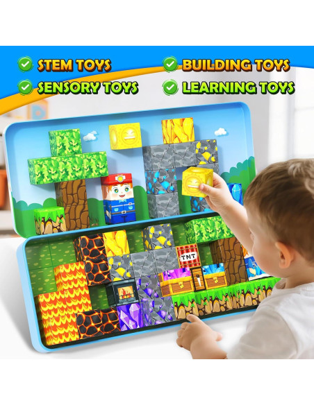 Bloques Magnéticos Soyee para Viajes - Juguetes Educativos STEM